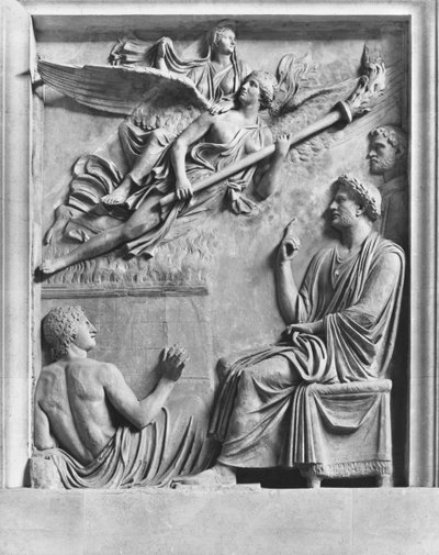 マルクス・アウレリウス（西暦121-180年）の妻（西暦125-175年）のファウスティナの神格化 作： Roman