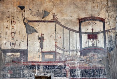 ローマ時代のフレスコ画の詳細、ヘルクラヌム（フレスコ画） 作： Roman