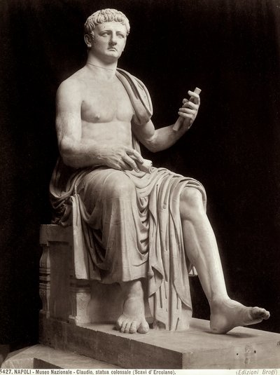 クラウディウス皇帝（大理石 作： Roman