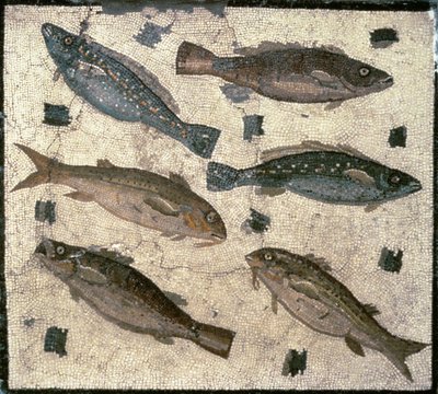 魚（モザイク） 作： Roman