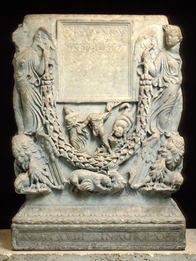 葬式の記念碑（大理石） 作： Roman