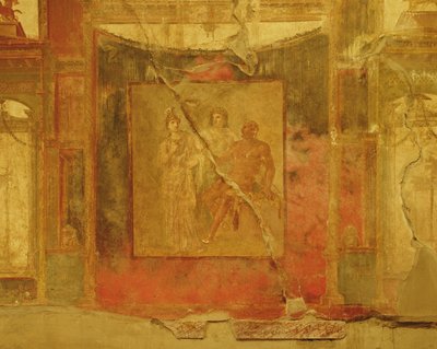 ジュノーとミネルヴァの間のヘラクレス、アウグスタル大学 作： Roman