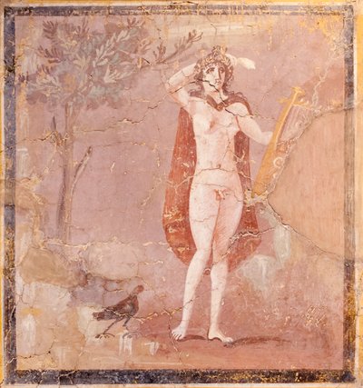 雌雄同体、断片（フレスコ画） 作： Roman