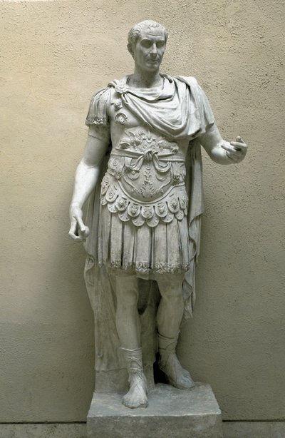 ジュール・シーザー（ユリウス・カエサル）（紀元前100～44年）彫刻 - ローマ文明博物館（ローマ 作： Roman