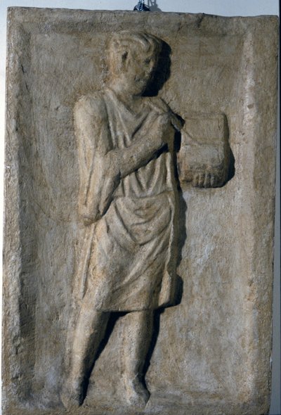 紀元3世紀のローマ時代の低層レリーフ。作家である。 作： Roman
