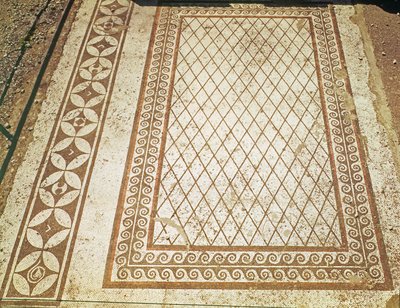 メッシィの家のモザイクの床（モザイク） 作： Roman
