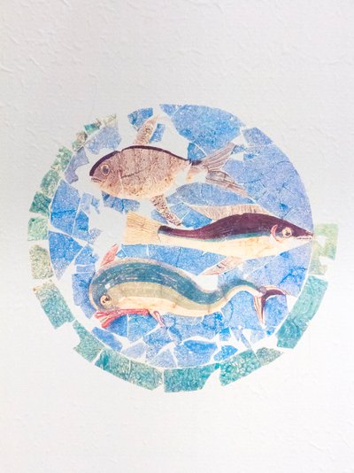 リミニの外科医のドムスで発見された多色の絵画 作： Roman