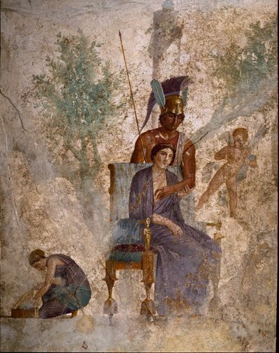 ローマ時代のアート。「ポンペイ遺跡の "villa dell