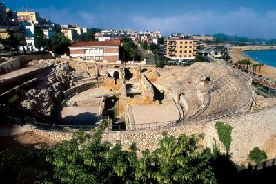 ローマ時代の円形闘技場、タラゴン（スペイン、カタルーニャ州 作： Roman