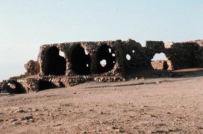 ローマ水道橋の遺跡 作： Roman