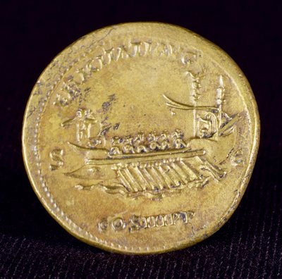 ニューカッスルアポンタイン出身のハドリアヌス帝（76-138）のセスタティウス、西暦132年 作： Roman