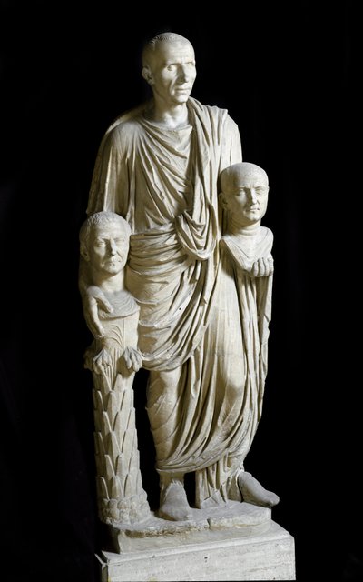 バルベリーニ像。2人の祖先の胸像を運ぶパトリシア 作： Roman