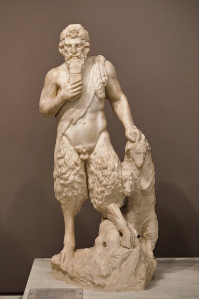 パン神の像、2世紀 作： Roman