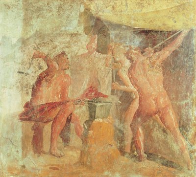 バルカンのフォージ、ポンペイ下院VII、紀元50〜79年 作： Roman
