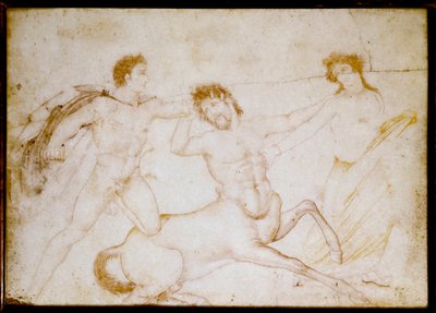 テセウスとケンタウロス（大理石に描いたもの 作： Roman