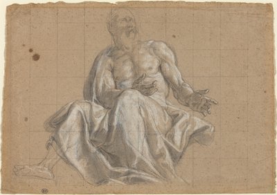 古典的なドレープの老人 作： Roman 18th Century