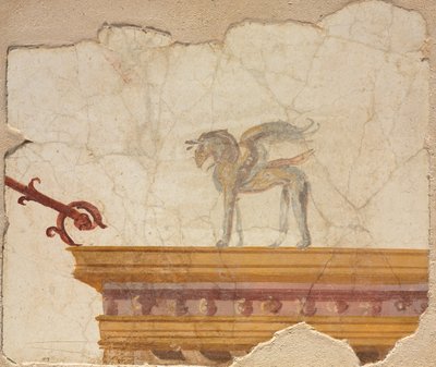 ポンペイのエンタブラチャーの上のグリフィン 作： Roman Imperial Period