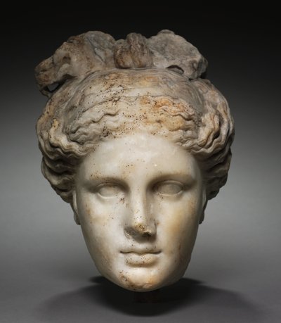 アフロディーテの頭、1-100 作： Roman Imperial Period