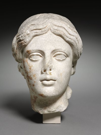女性の頭、1-15 作： Roman Imperial Period
