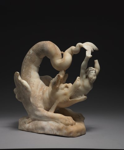 ジョナキャストアップ、c.280-290（大理石） 作： Roman Imperial Period