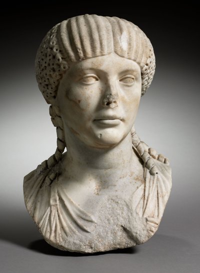 ネロの妻、オクタヴィアの肖像 作： Roman Imperial Period