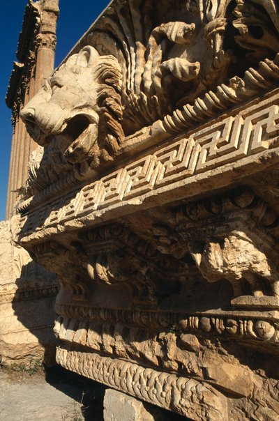木星の神殿、エンタブラチュア、大帝国時代（紀元前27年〜395年） 作： Roman Imperial Period