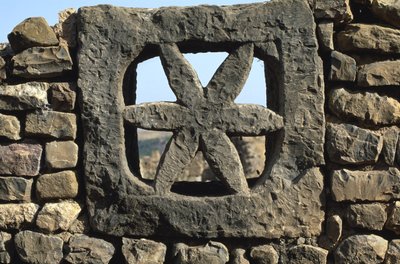 壁、高帝国時代27紀元前395年の紀元前267046年の石の詳細 作： Roman Imperial Period