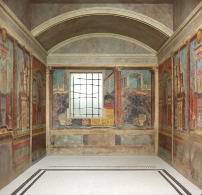 ボスコレアーレの別荘にあるキュービキュラム、紀元前50〜40年頃 作： Roman Republican Period