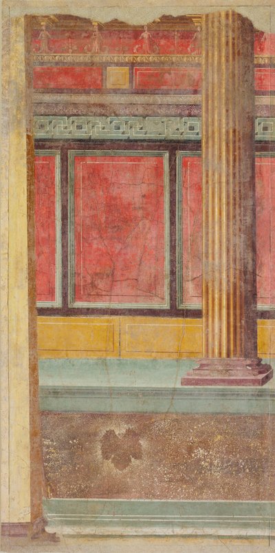 ボスコレアーレの別荘の壁画、紀元前50〜40年頃 作： Roman Republican Period