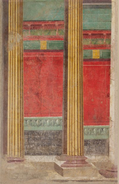 ボスコレアーレの別荘の壁画、紀元前50〜40年頃 作： Roman Republican Period