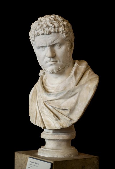 カラカラ（西暦188年～217年） 大理石のローマ美術 作： Roman Roman