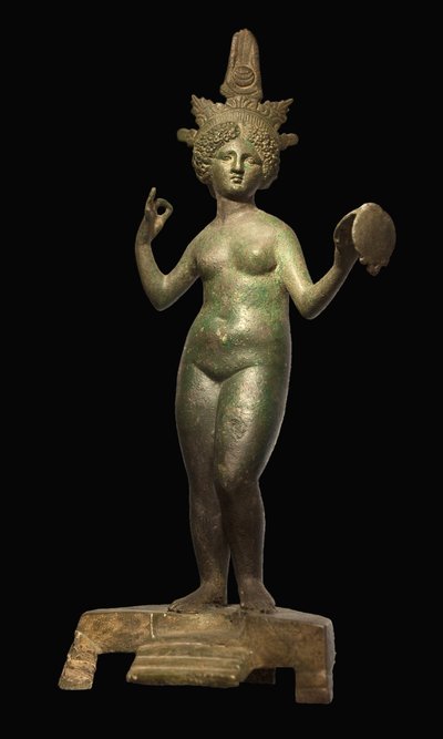 鏡の前に来てブロンズ彫刻、レバノン、ローマ時代。カストル美術館（カンヌ）。 作： Roman Roman