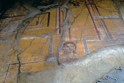 ポンペイ、黄金のキューピッドの家のフレスコ画（ユネスコ世界遺産リスト 作： Roman Roman