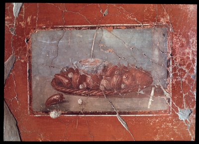 カサ・デイ・セルヴィのクリプトポルティコスのフレスコ画 紀元前5世紀～紀元後1世紀 作： Roman Roman