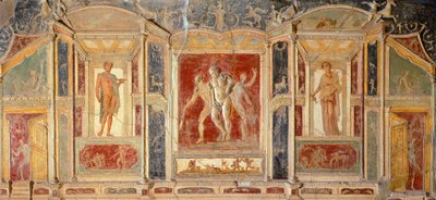 ポンペイ、メレアグロの家の壁画（ユネスコ世界遺産登録 作： Roman Roman