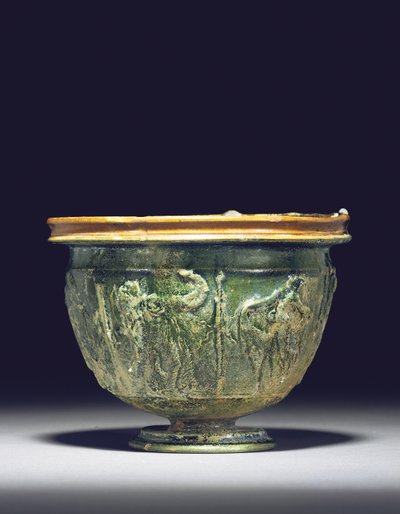 ゴブレット 紀元前1世紀後半～紀元後1世紀初頭（鉛釉陶器 作： Roman Roman