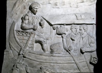 ローマの美術「トラヤヌス帝（53-117）の時代に建設されたローマのトラヤヌスの円柱（トラジャネの円柱）（Colonna Traiana）の浮き彫りを再現した1862年の金型。トラヤヌスの円柱の記念碑 作： Roman Roman