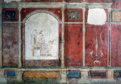 ローマ美術：座っている神格化されたヴィーナスの表現。ローマのファルネシーナ近くの別荘から。ローマ、ローマ国立博物館(o delle Terme) 作： Roman Roman