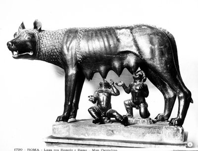 ロムルスとレムス（ブロンズ 作： Roman Roman