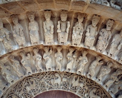 南門の彫刻の詳細 作： Romanesque