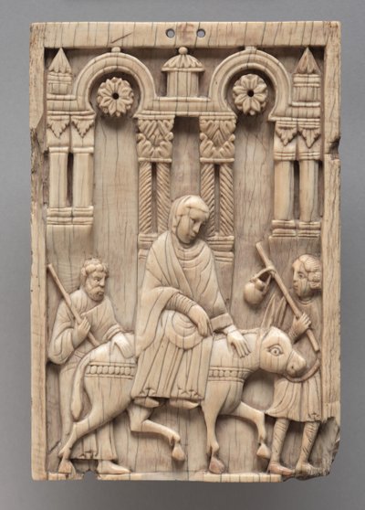 プラーク：ベツレヘムへの旅、c.1100-1120 作： Romanesque
