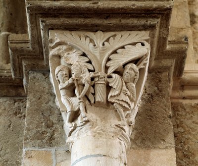 カインの死（彫られた資本）について 作： Romanesque