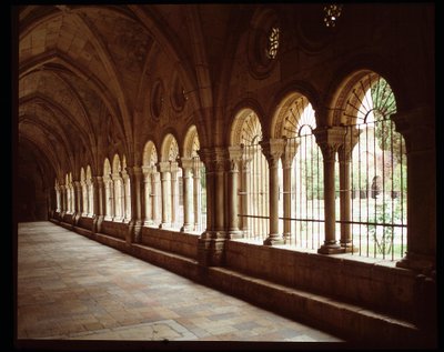 タラゴナのカテドラル・サント・テークル（Sainte-Thecle）の回廊の眺め 作： Romanesque
