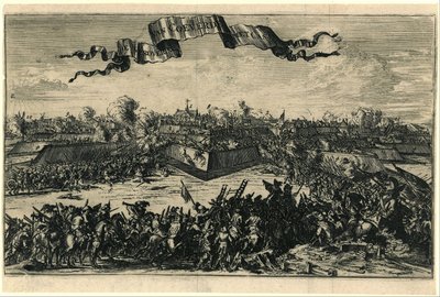 1672 年 12 月 30 日の Coevorden の征服 The Conquest of Coeverde with Cast[eel] (オブジェクトのタイトル) 作： Romeyn de Hooghe (attributed to)