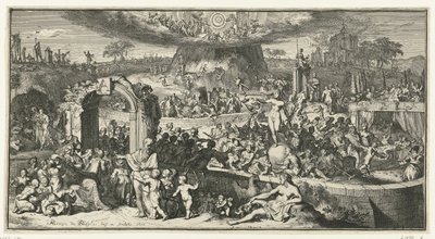 Tabula Cebetis による寓意表現 作： Romeyn de Hooghe