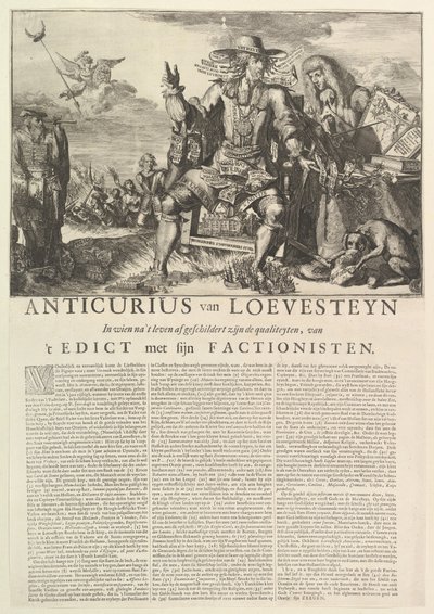 Anticurius van Loevesteyn.nd 作： Romeyn de Hooghe