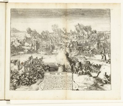 ノイスの捕獲と略奪、1586 年 Prize de Nuys (オブジェクトのタイトル) Guerres de Flandres (シリーズタイトル) 作： Romeyn de Hooghe
