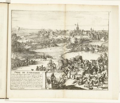アウデナールデを奪う、1582 Prize de Audenarde (オブジェクトのタイトル) Guerres de Flandres (シリーズタイトル) 作： Romeyn de Hooghe