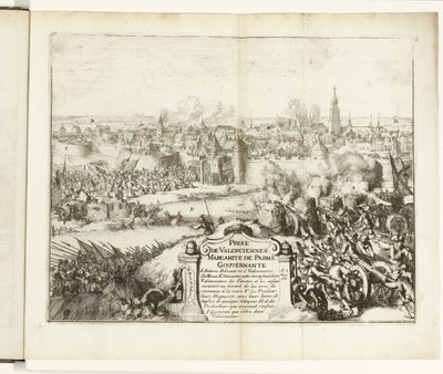 Inname van Valenciennes、1567年 バランシエンヌのキャプチャ (オブジェクトのタイトル) フランダース戦争 (シリーズタイトル) 作： Romeyn de Hooghe