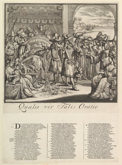 そのような品質のOratio.nd 作： Romeyn de Hooghe